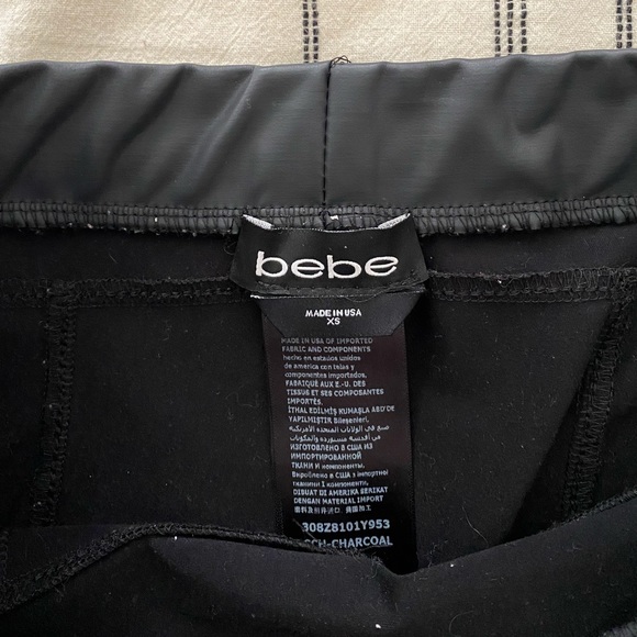 bebe faux leather leggings - Picture 2 of 3